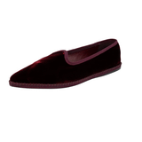 Prada Women's Red Leather Slip-on Flats Sandals 1S649H