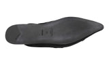Prada Women's Black Leather Embodied Mules Sandals 1S659H