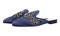 Prada Women's Blue Leather Sandals 1S667I