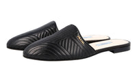 Prada Women's Black Leather Diagramme Sandals 1S680I