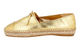 Prada Women's Gold Leather Espadrilles 1S740F