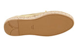 Prada Women's Gold Leather Espadrilles 1S740F