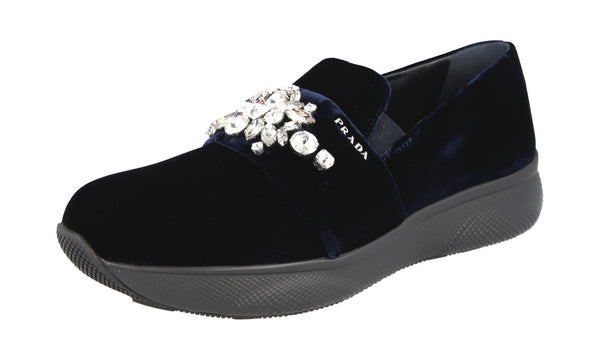 Prada Women's 1S752I LSZ F0008 Leather Sneaker