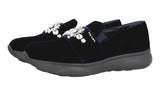 Prada Women's Blue Leather Sneaker 1S752I