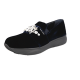 Prada Women's Blue Leather Sneaker 1S752I