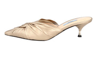 Prada Women's Gold Leather Pumps / Heels 1S760I