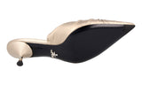 Prada Women's Gold Leather Pumps / Heels 1S760I