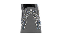 Prada Women's Grey Crystal Prax01 Slip-on Sneaker 1S875F
