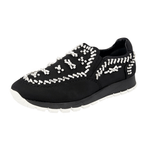 Prada Women's Black Crystal Prax01 Sneaker 1S877F