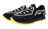 Prada Women's Black Crystal Prax01 Slip-on Sneaker 1S877F