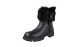 Prada Women's 1T006L 3G2G F0002 Leather Half-Boot