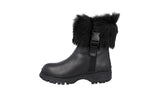 Prada Women's Black Leather Brixxen Half-Boot 1T006L