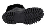 Prada Women's Black Leather Brixxen Half-Boot 1T006L