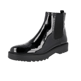 Prada Women's Black welt-sewn Leather Half-Boot 1T037H