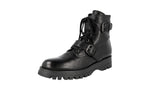 Prada Women's 1T060L WAG F0002 Deerskin Leather Half-Boot
