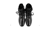 Prada Women's Black Deerskin Leather Half-Boot 1T060L