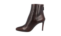 Prada Women's Brown Leather Half-Boot 1T079G