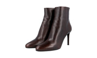 Prada Women's Brown Leather Half-Boot 1T079G