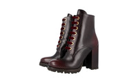 Prada Women's Brown Leather Half-Boot 1T138H