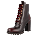 Prada Women's Brown Leather Half-Boot 1T138H