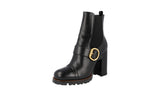 Prada Women's 1T139H 3F33 F0002 Leather Half-Boot