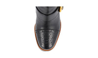 Prada Women's Black Leather Half-Boot 1T139H
