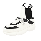 Prada Women's White Cloudbust High-Top Sneaker 1T142L
