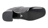 Prada Women's Grey Leather Half-Boot 1T159H