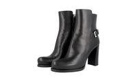 Prada Women's Black Leather Half-Boot 1T192G