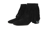 Prada Women's Black Leather Half-Boot 1T464I