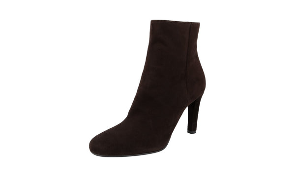 Prada Women's 1T516E 008 F0003 Leather Half-Boot