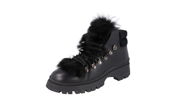 Prada Women's 1T588L 3K1B F0002 Leather Half-Boot