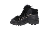 Prada Women's Black Leather Brixxen Half-Boot 1T588L