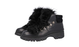 Prada Women's Black Leather Brixxen Half-Boot 1T588L
