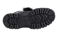 Prada Women's Black Leather Brixxen Half-Boot 1T588L