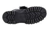 Prada Women's Black Leather Brixxen Half-Boot 1T588L