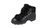 Prada Women's Black Leather Brixxen Half-Boot 1T588L