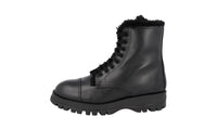 Prada Women's Black Leather Half-Boot 1T595L