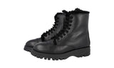 Prada Women's Black Leather Half-Boot 1T595L