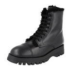 Prada Women's Black Leather Half-Boot 1T595L