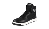 Prada Women's 1T638M 3L09 F0002 Nylon High-Top Sneaker