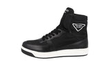 Prada Women's Black District High-Top Sneaker 1T638M