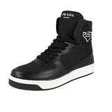 Prada Women's Black District High-Top Sneaker 1T638M