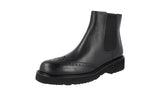 Prada Women's 1T778L 3OOV F0002 Full Brogue Leather Half-Boot