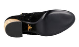 Prada Women's Black Leather Half-Boot 1T819H