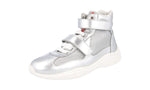 Prada Women's 1T851I 6GW F0118 Leather High-Top Sneaker