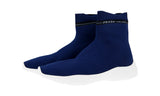 Prada Women's Blue Sock High-Top Sneaker 1T8981