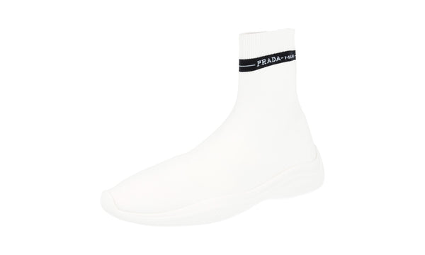 Prada Women's 1T898I 3KKD F0009 Textile High-Top Sneaker