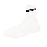 Prada Women's White Sock High-Top Sneaker 1T898I