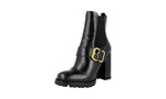 Prada Women's 1T924H V69 F0002 Leather Half-Boot